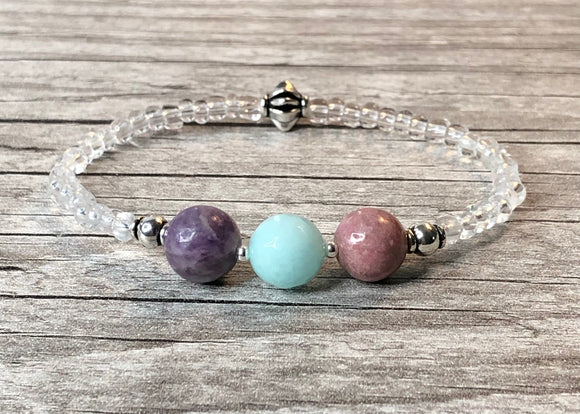 3 Stone Bracelets