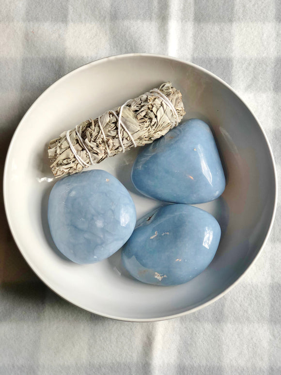 Crystals and Palm Stones