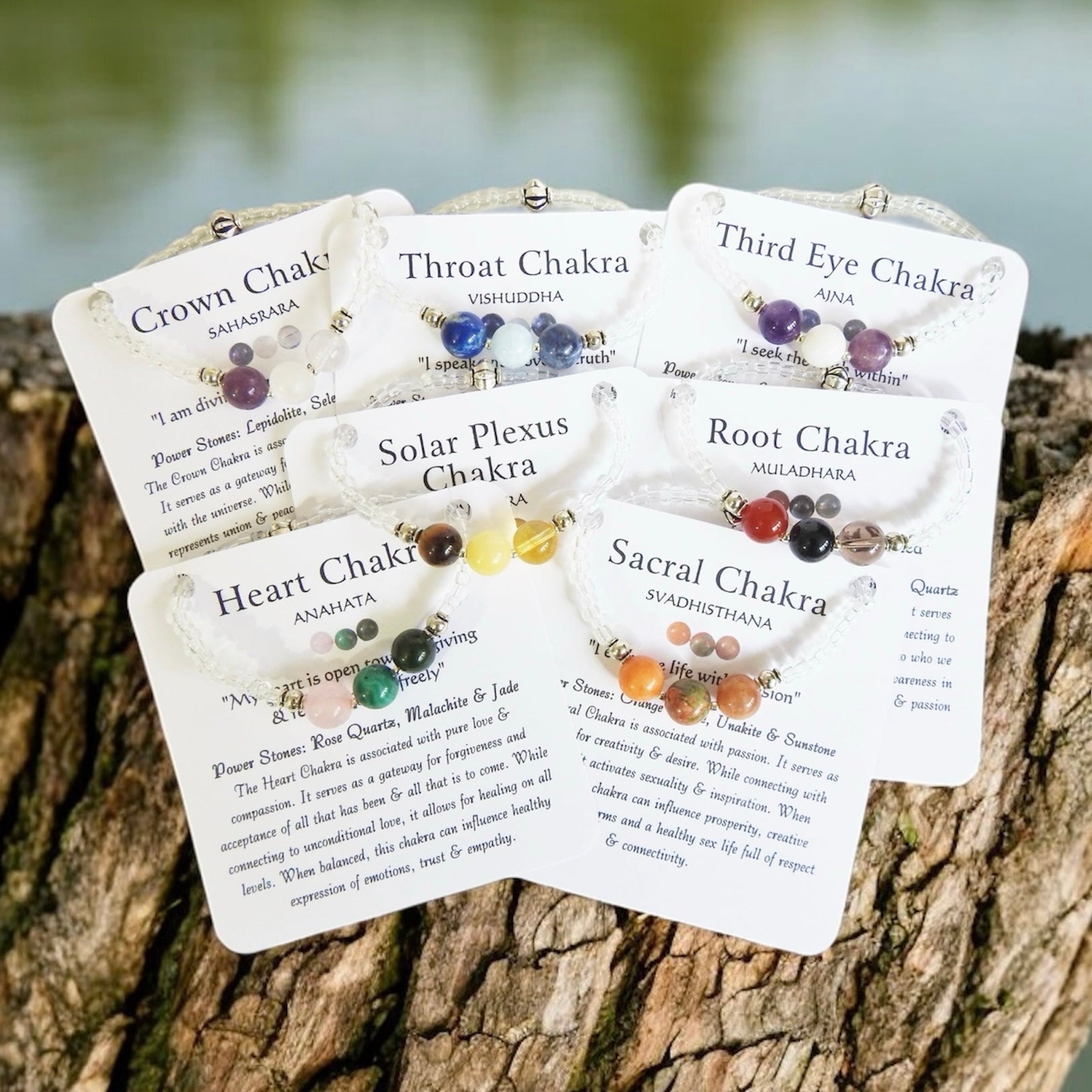 Chakra Bracelet Set- 7 PC Set - Mindful Intentions