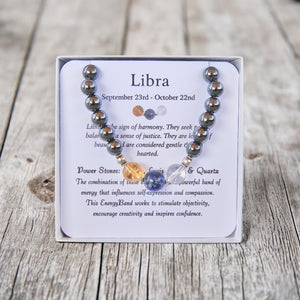 Libra Bracelet- Men's Zodiac Bracelet - Mindful Intentions
