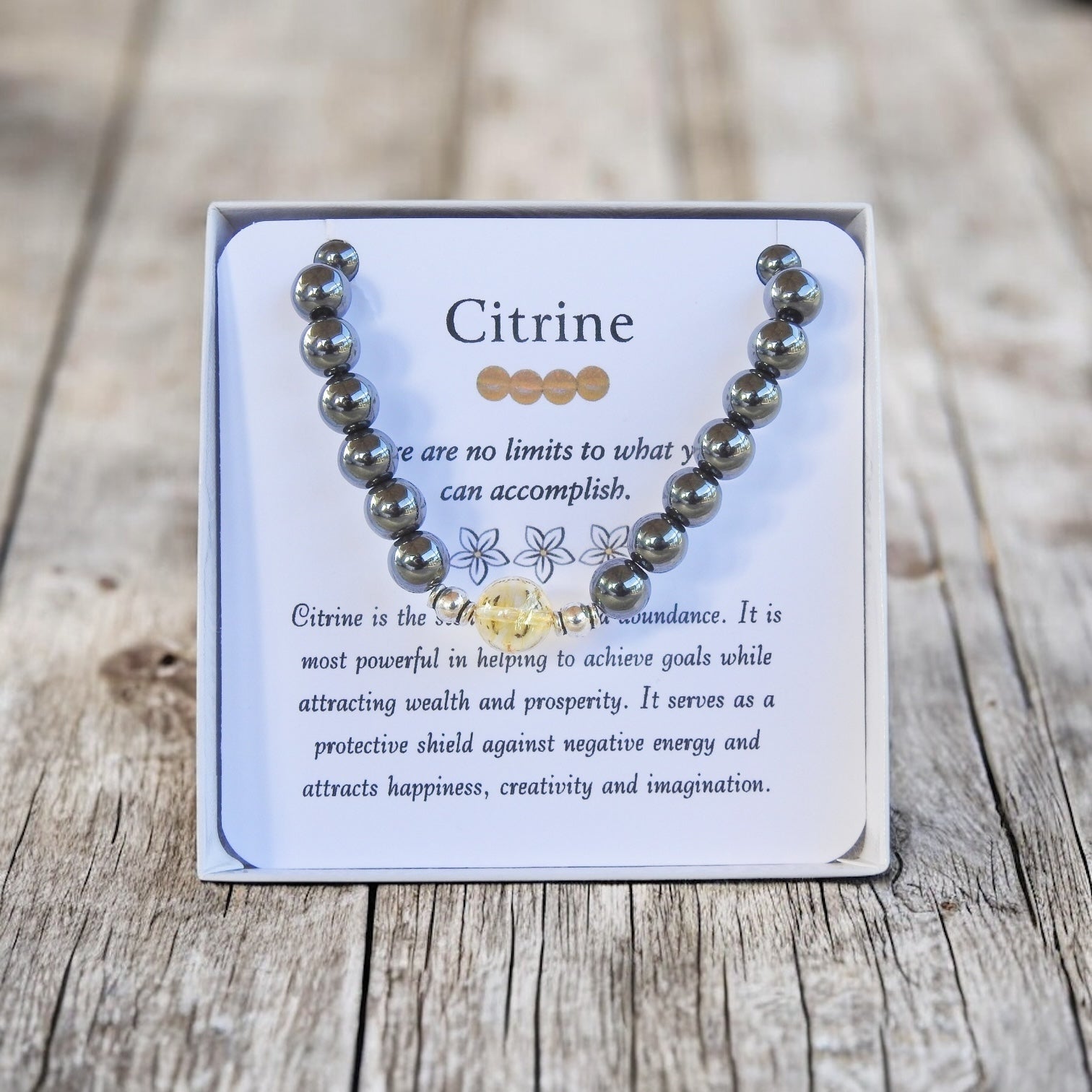 Citrine Bracelet for Abundance & Success