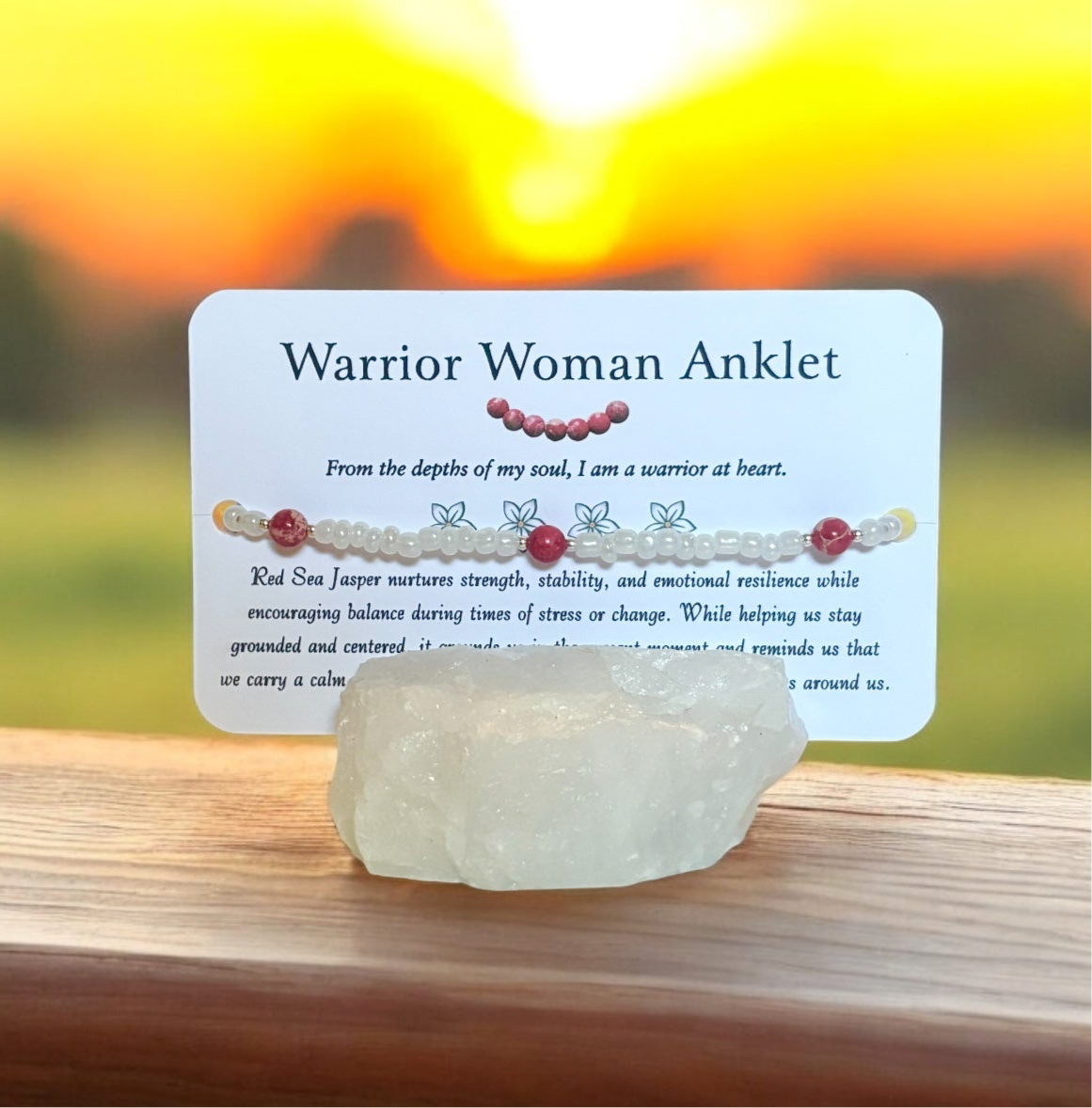 Warrior Woman Anklet - Warrior Woman Beaded Anklet