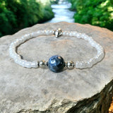 Sodalite Bracelet- For Tranquility, Peace, & Social Anxiety