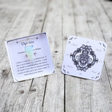 Opalite Pendulum with Pendulum Board & Instructions