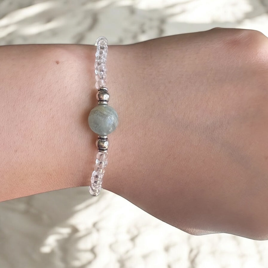 Blue Calcite Bracelet- For Building Trust & Acceptance
