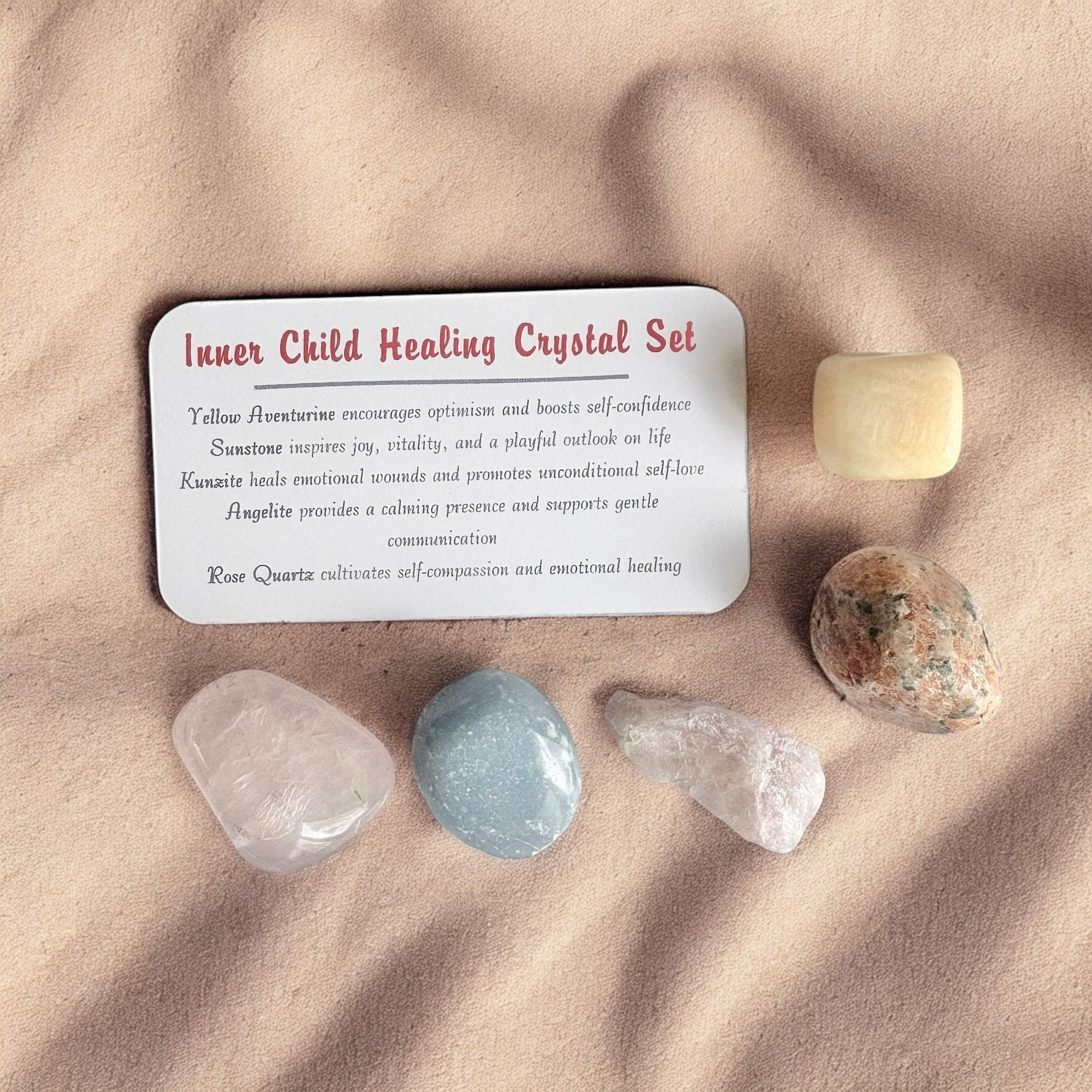 Inner Child Healing Crystal Set in Jar
