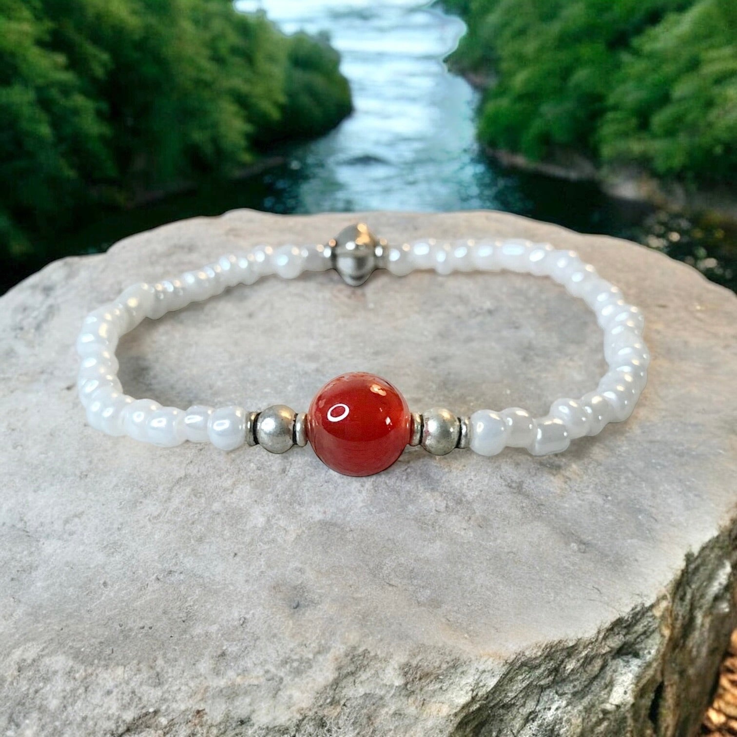 Carnelian Bracelet- For Increased Energy & Motivation - Mindful Intentions