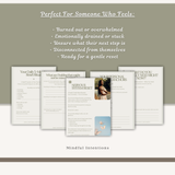 Burnout to Clarity Workbook | Gentle Burnout Recovery & Nervous System Reset Guide