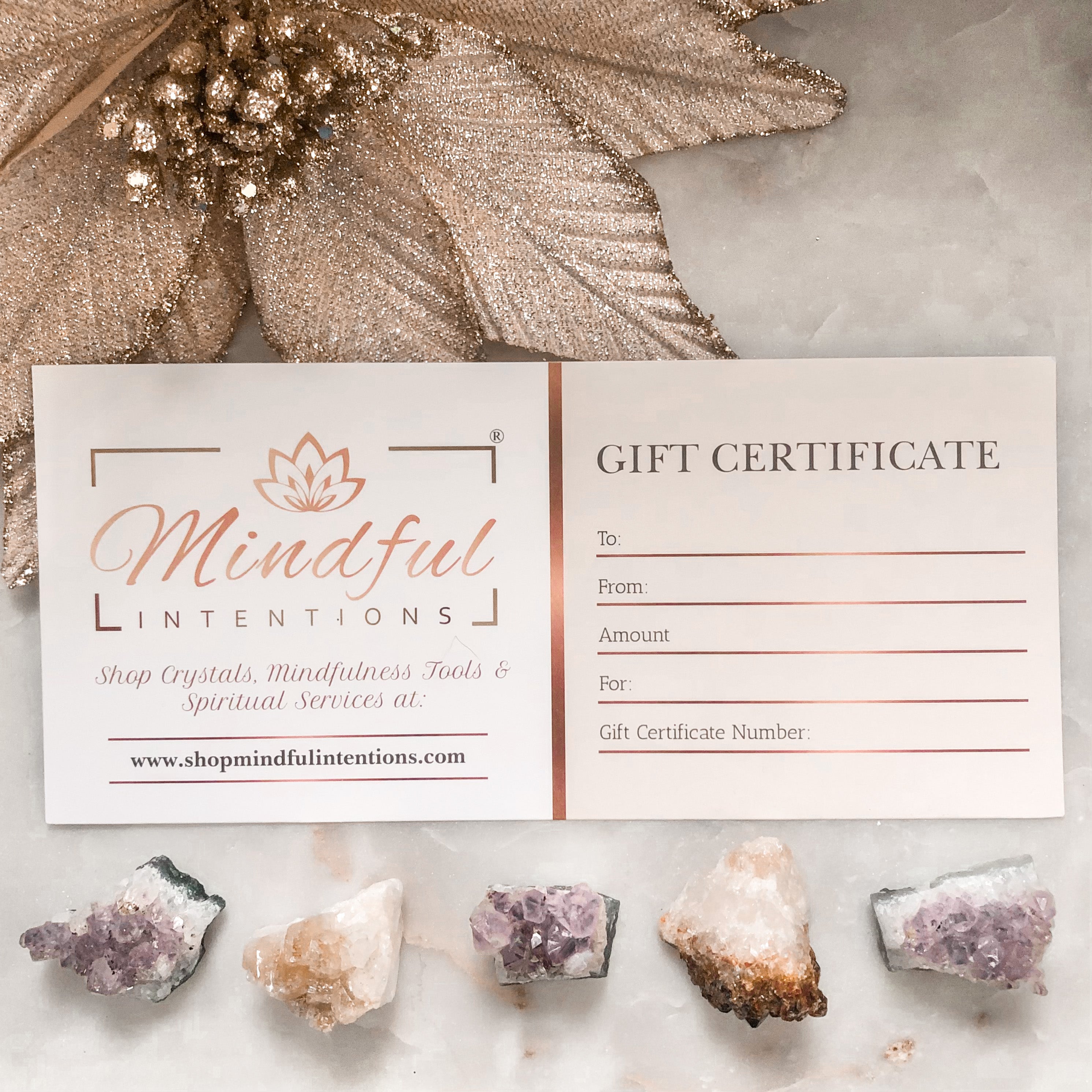 Mindful Intentions Gift Certificate - Mindful Intentions
