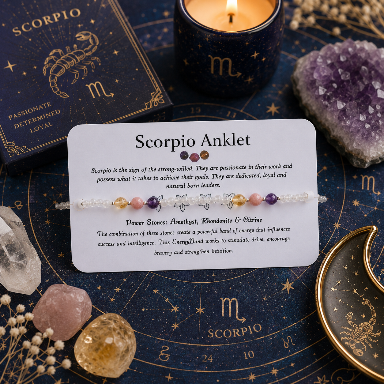 Scorpio Anklet - Zodiac Anklet