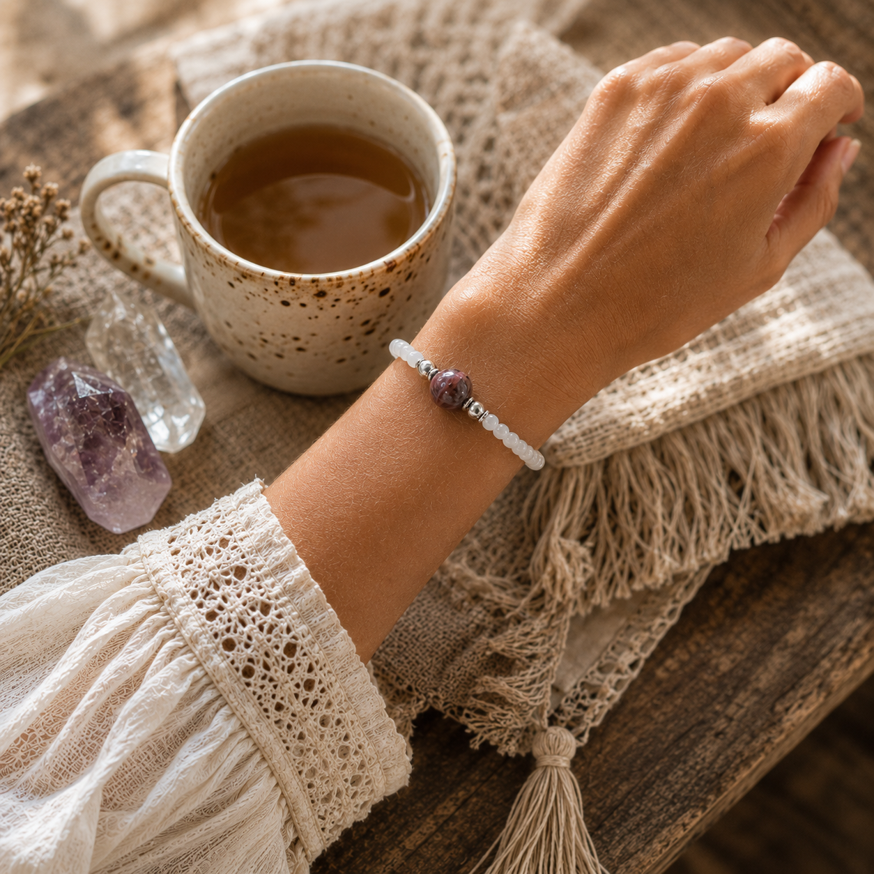 Super Seven Bracelet- For Manifestation & Raising Vibration