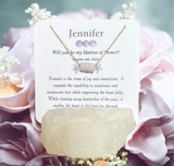 Will You Be My Matron Of Honor Necklace- Personalized Necklace