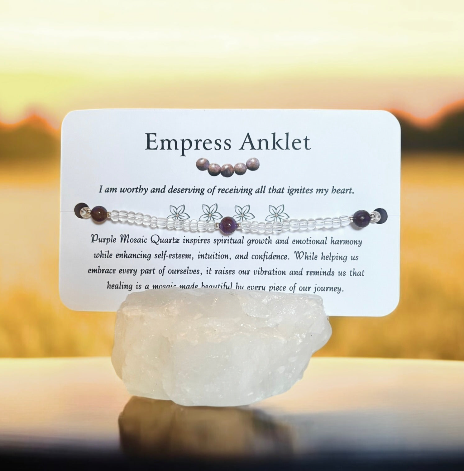 Empress Anklet - Empress Beaded Anklet