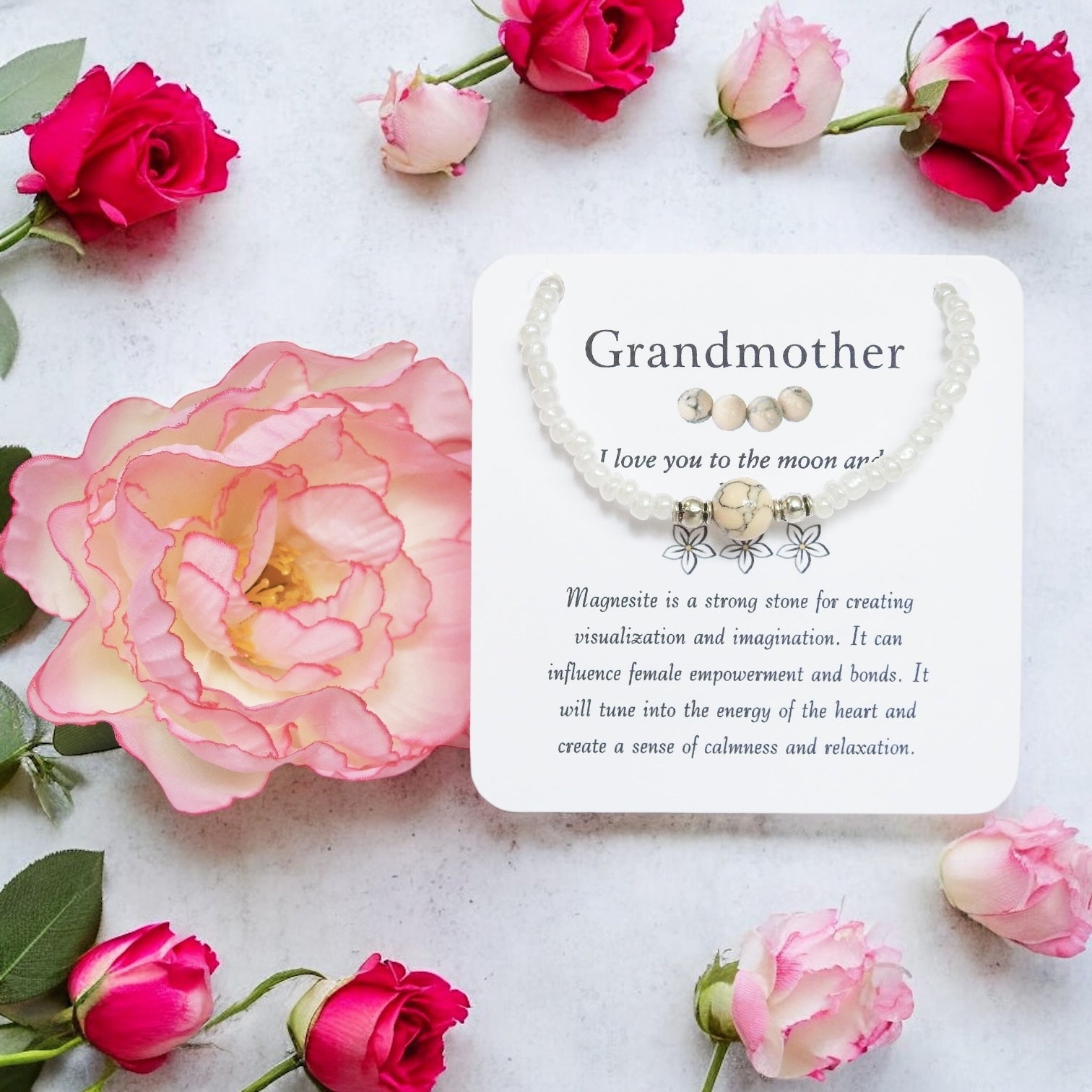 Grandmother Bracelet- Magnesite Bracelet