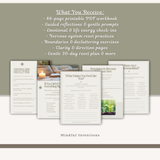 Burnout to Clarity Workbook | Gentle Burnout Recovery & Nervous System Reset Guide