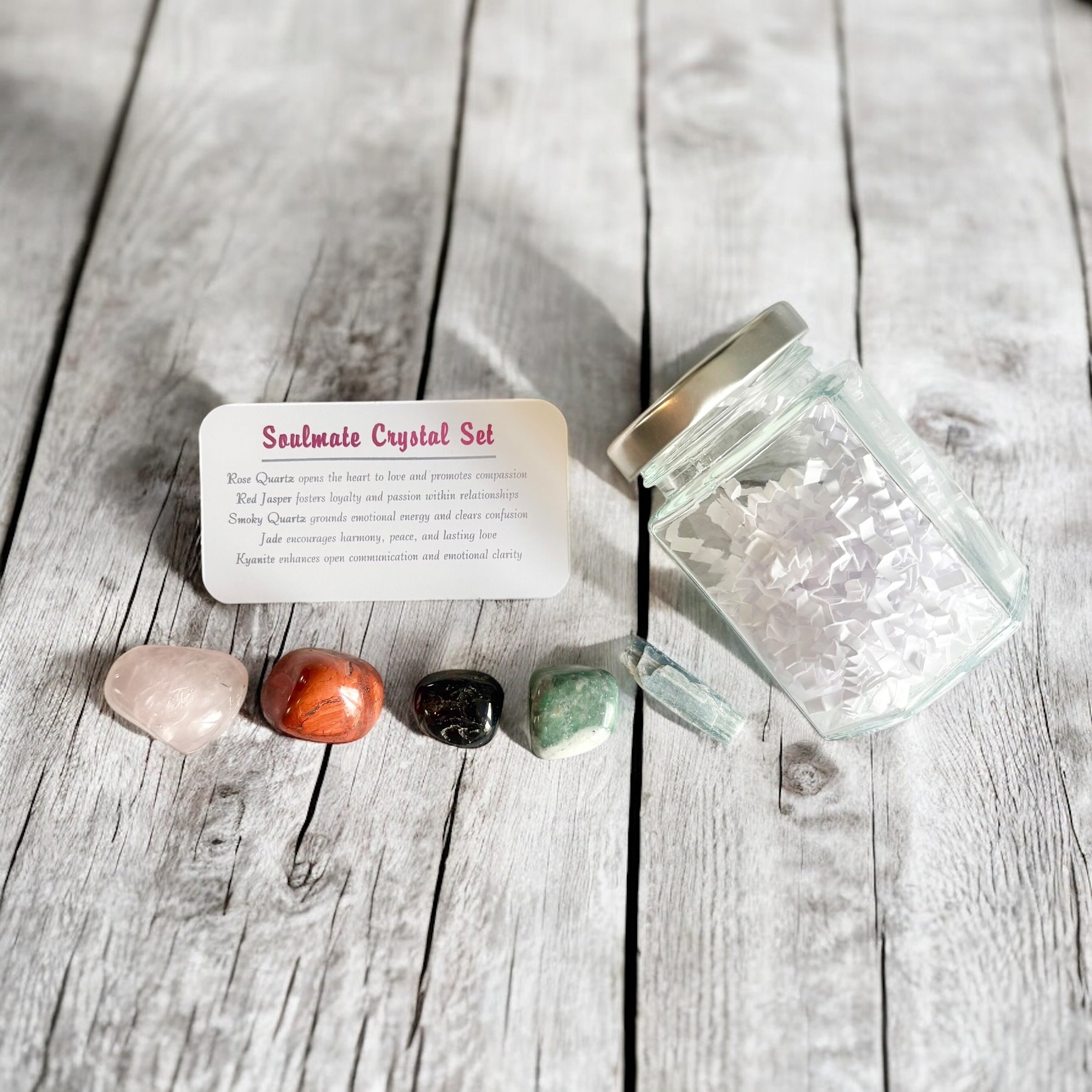 Soulmate Union Crystal Set in Jar