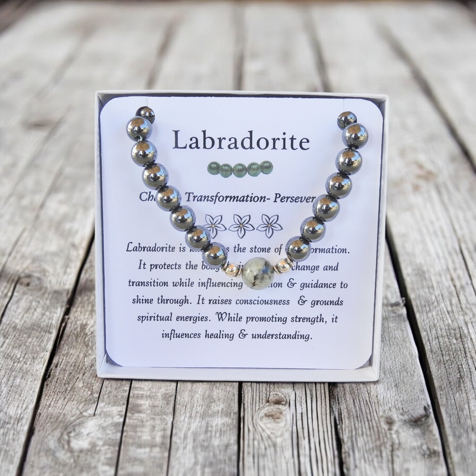 Labradorite Bracelet- For Transformation & Spiritual Development