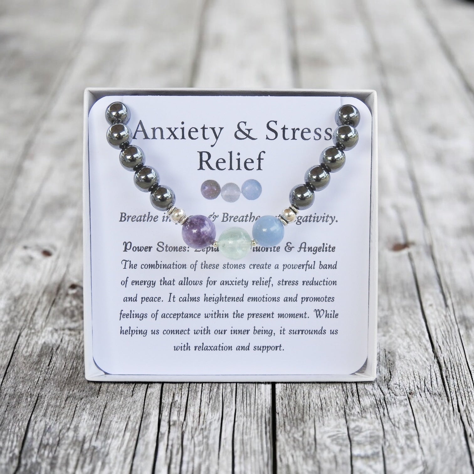 Anxiety & Stress Men's Bracelet
