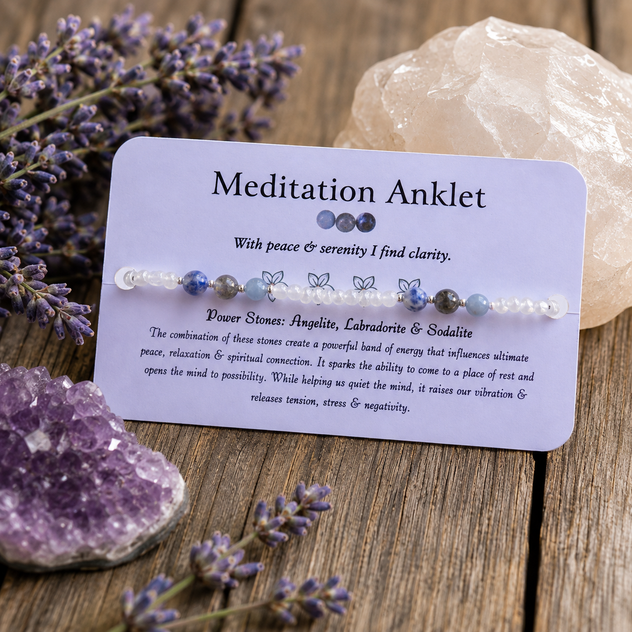 Meditation Anklet - Beaded Anklet