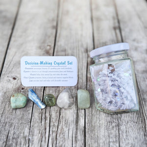 Decision Making Crystal Set in Jar