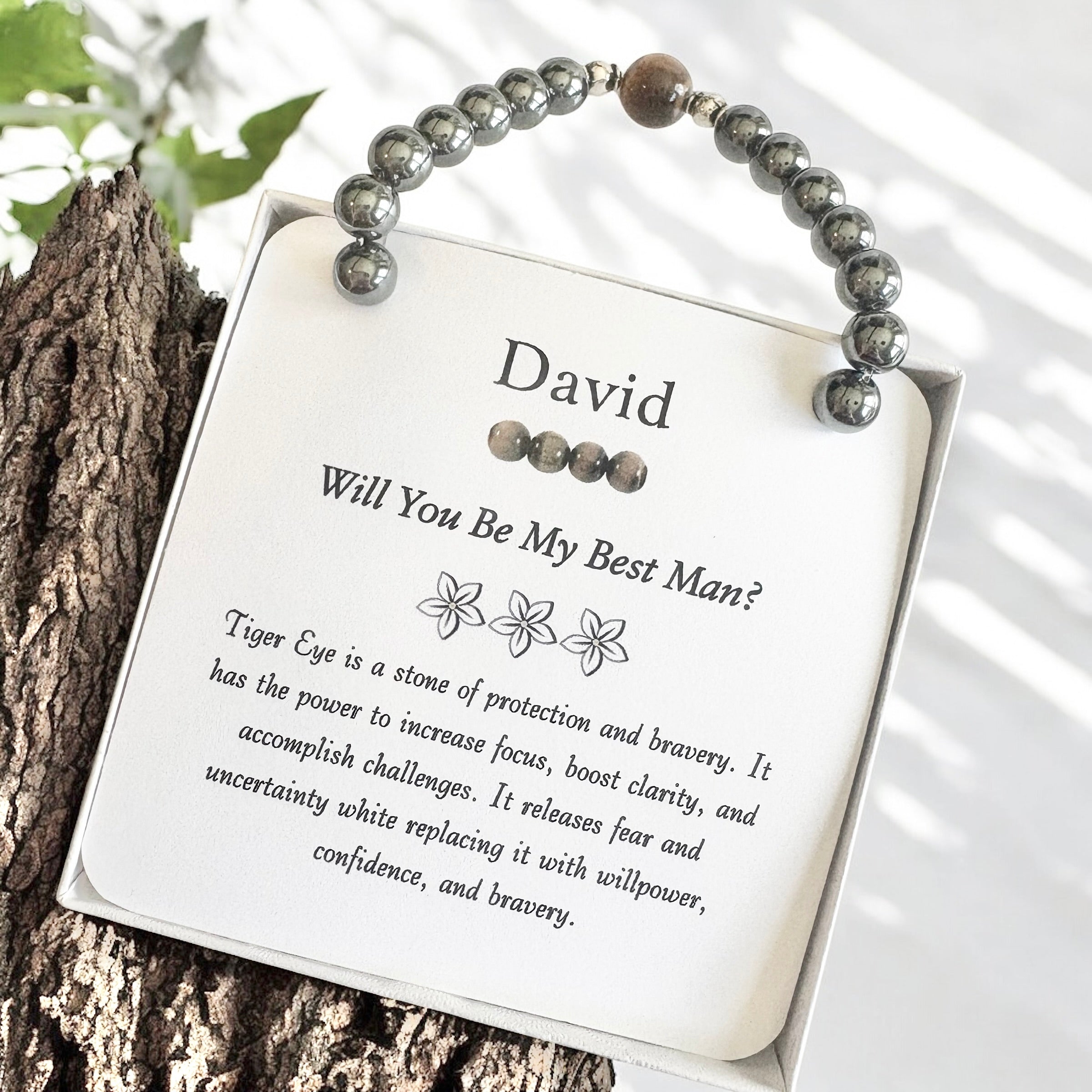 Will You Be My Best Man - Personalized Men's Bridal Gift