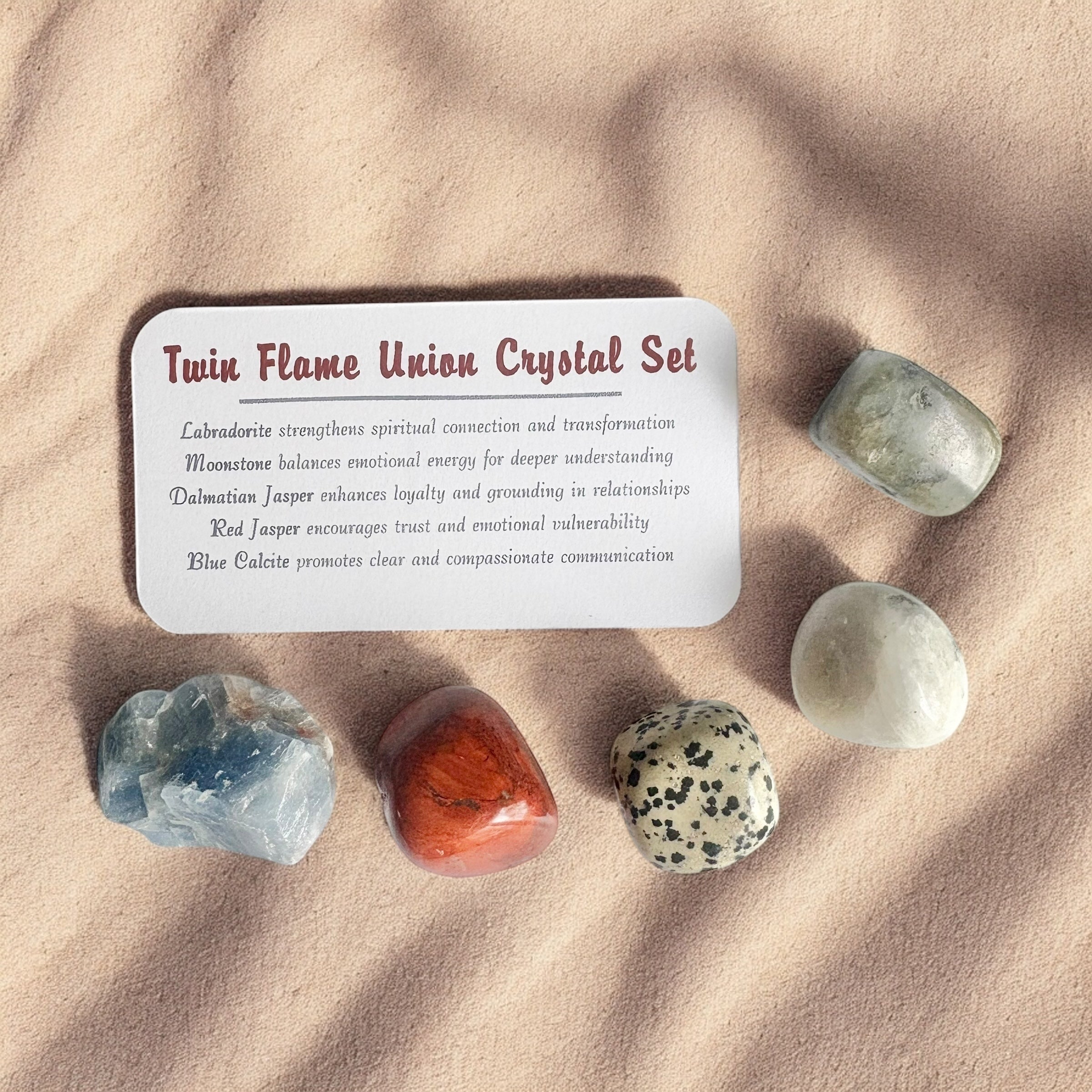 Twin Flame Union Crystal Set in Jar