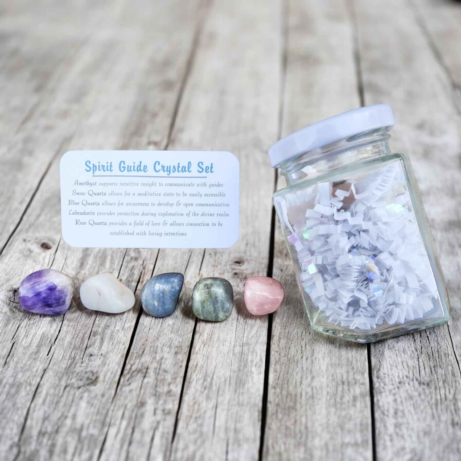 Spirit Guide Crystal Set in Jar