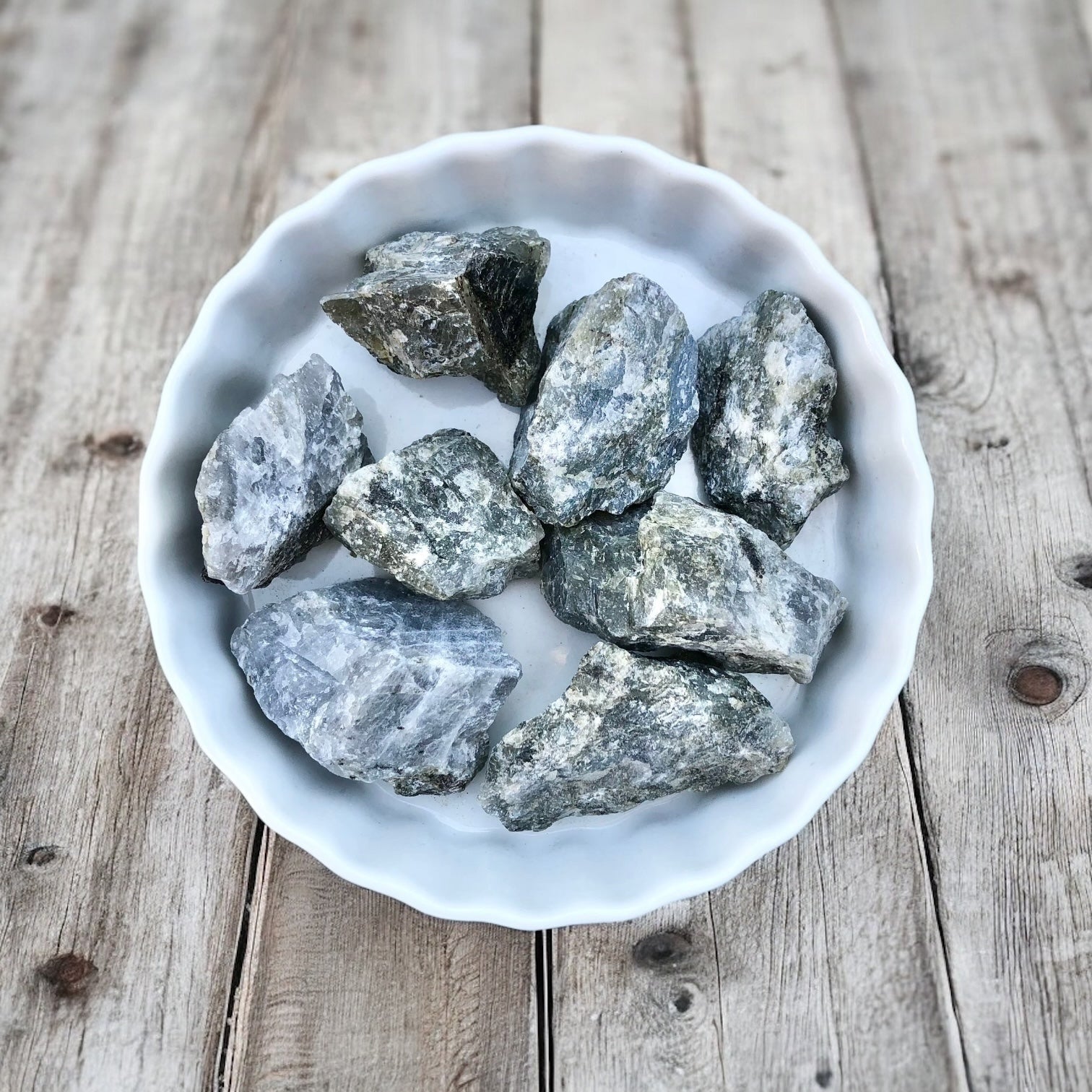 Labradorite Raw Stones with Card - Stone of  Change and Transformation