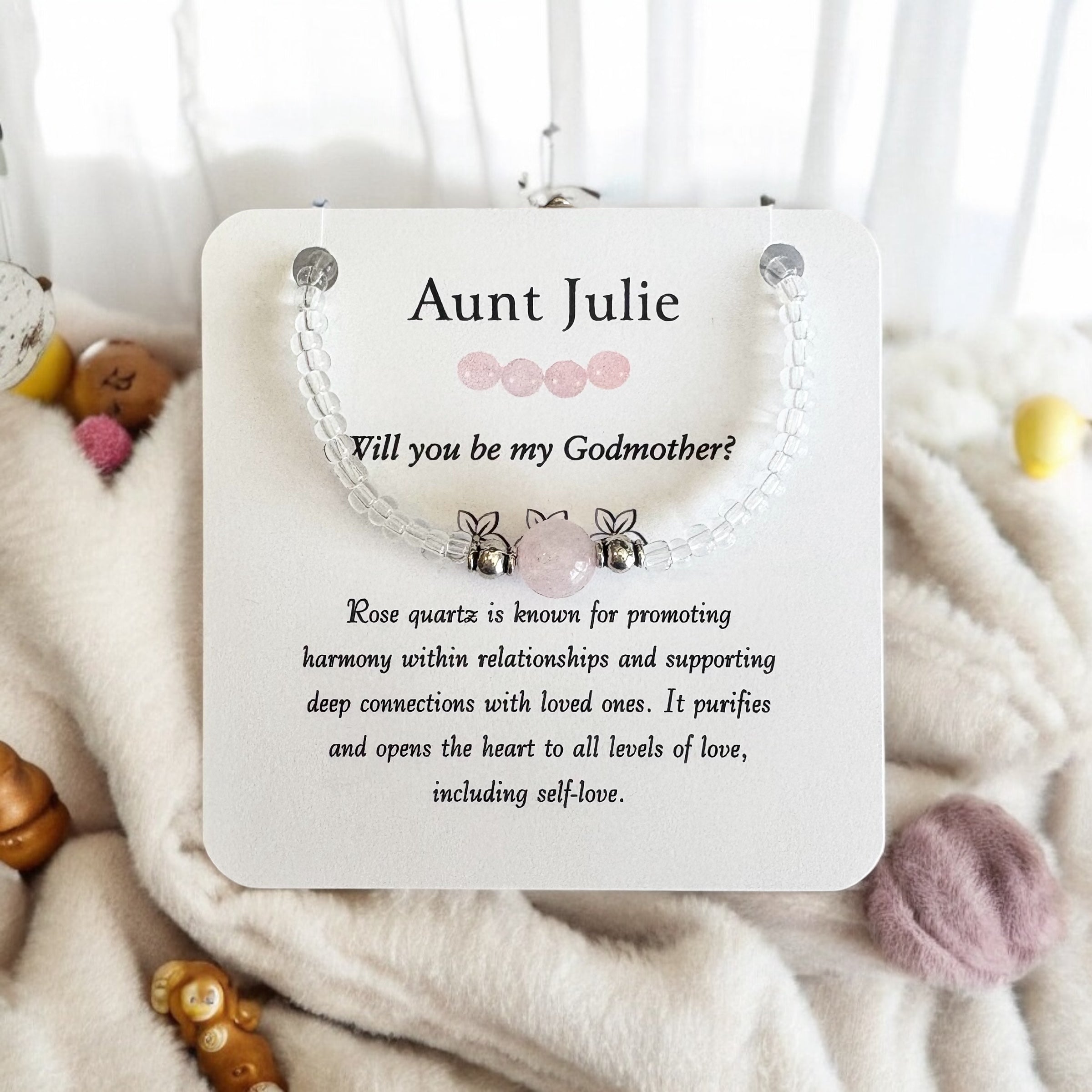 Will You Be My Godmother Bracelet- Personalized Gift