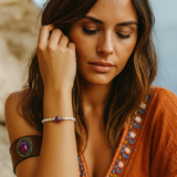 Amethyst Bracelet- For Intuition & Protection