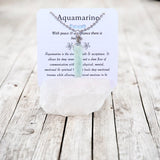 Aquamarine Necklace- For Positive Movement Forward