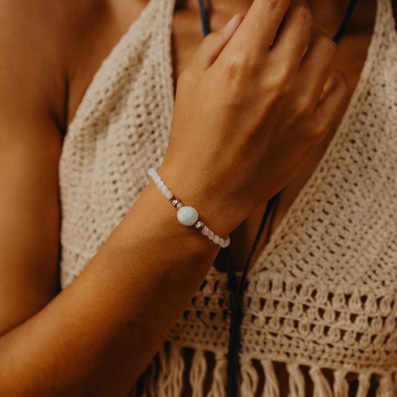 Amazonite Bracelet- For Courage & Self Expression