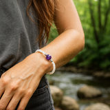 Amethyst Bracelet- For Intuition & Protection