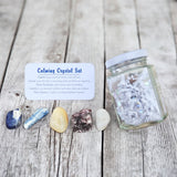 Calming Crystal Set in Jar