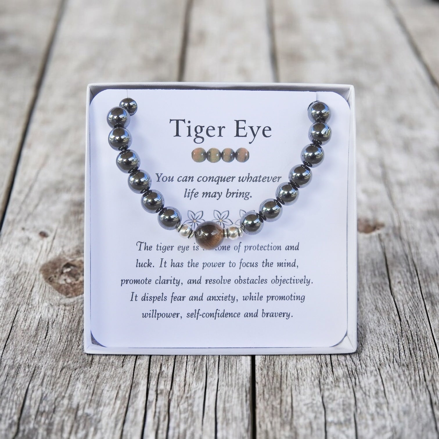 Tiger Eye Men's Bracelet For Bravery & Confidence - Mindful Intentions