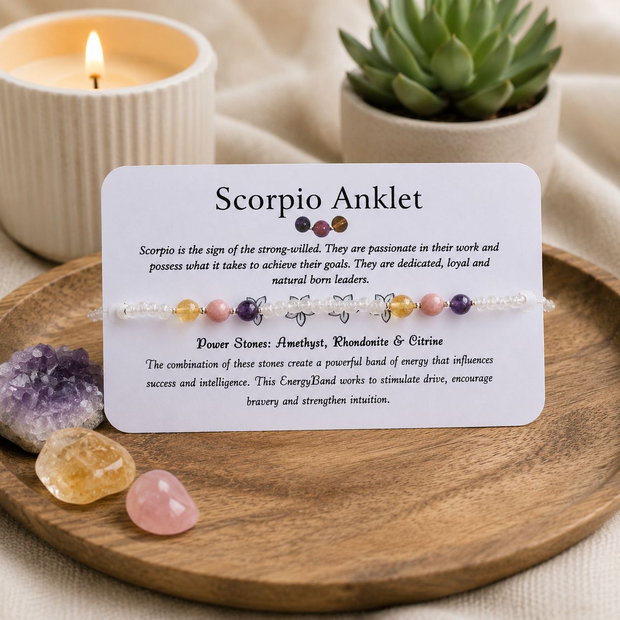 Scorpio Anklet - Zodiac Anklet