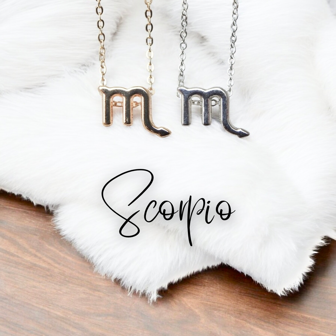 Scorpio Zodiac Necklace