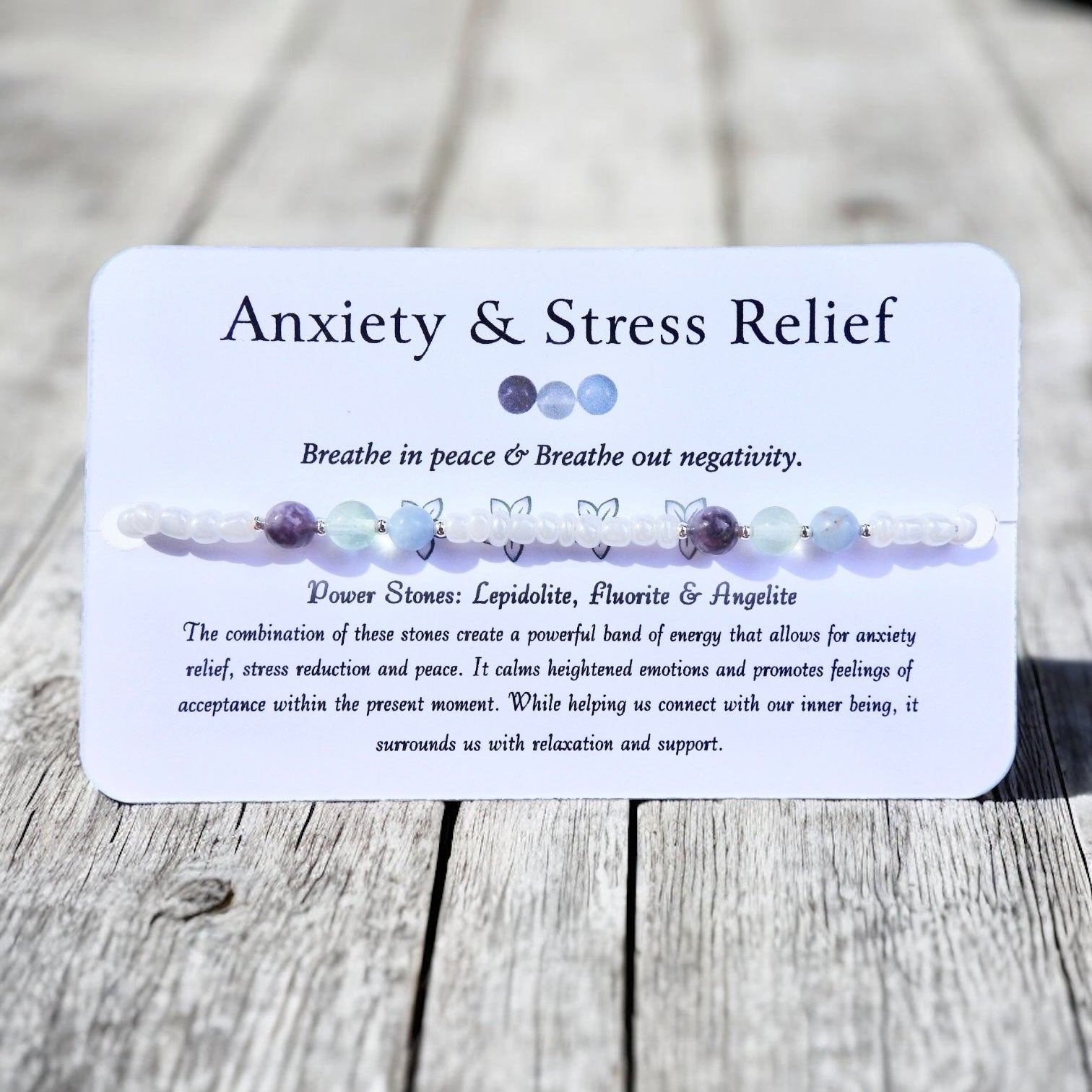 Anxiety and Stress Relief Anklet