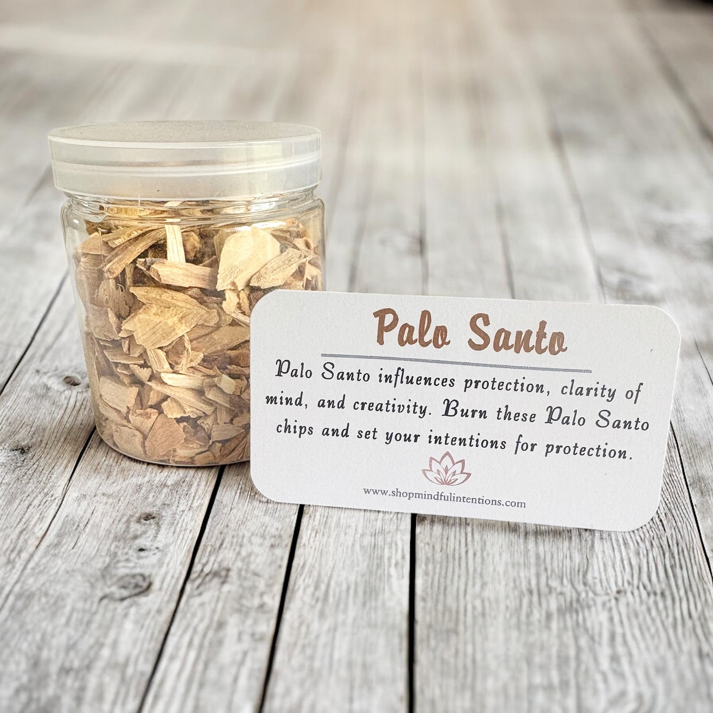 Dried Herb Jars- Rose Buds, Lavender, Palo Santo, Sage for Smudging & Intention Setting - Mindful Intentions