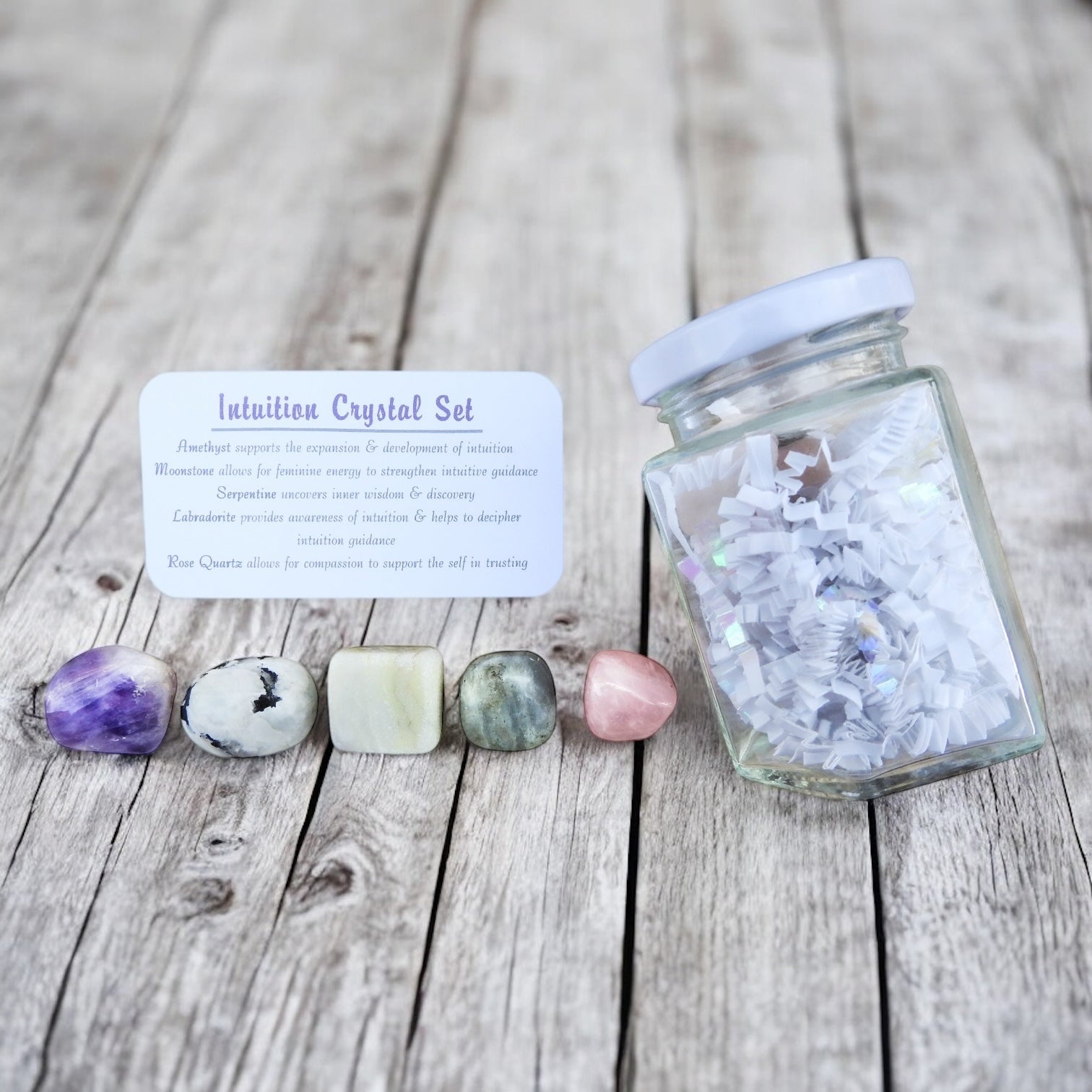 Intuition Crystal Set in Jar