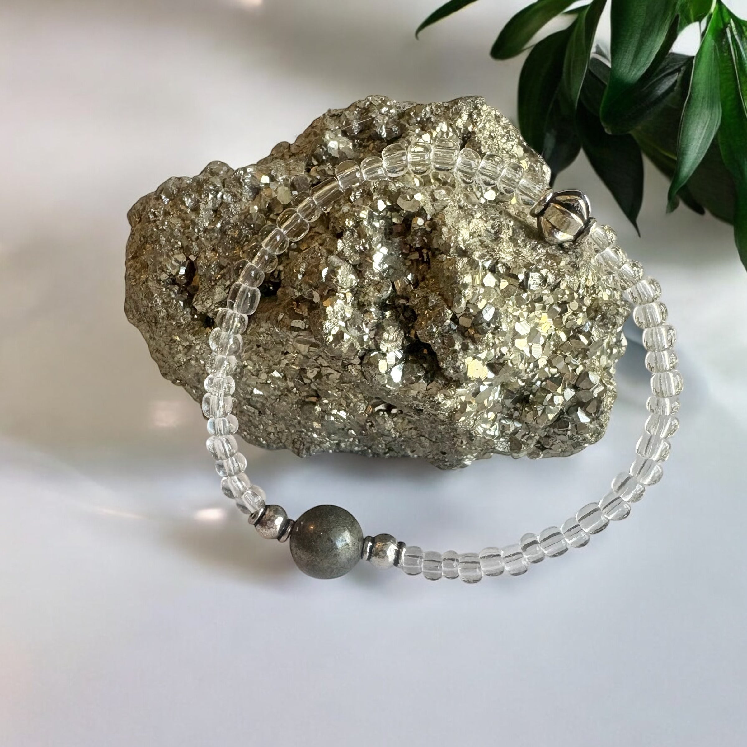 Pyrite Bracelet- For Abundance, Prosperity, & Achieving Goals