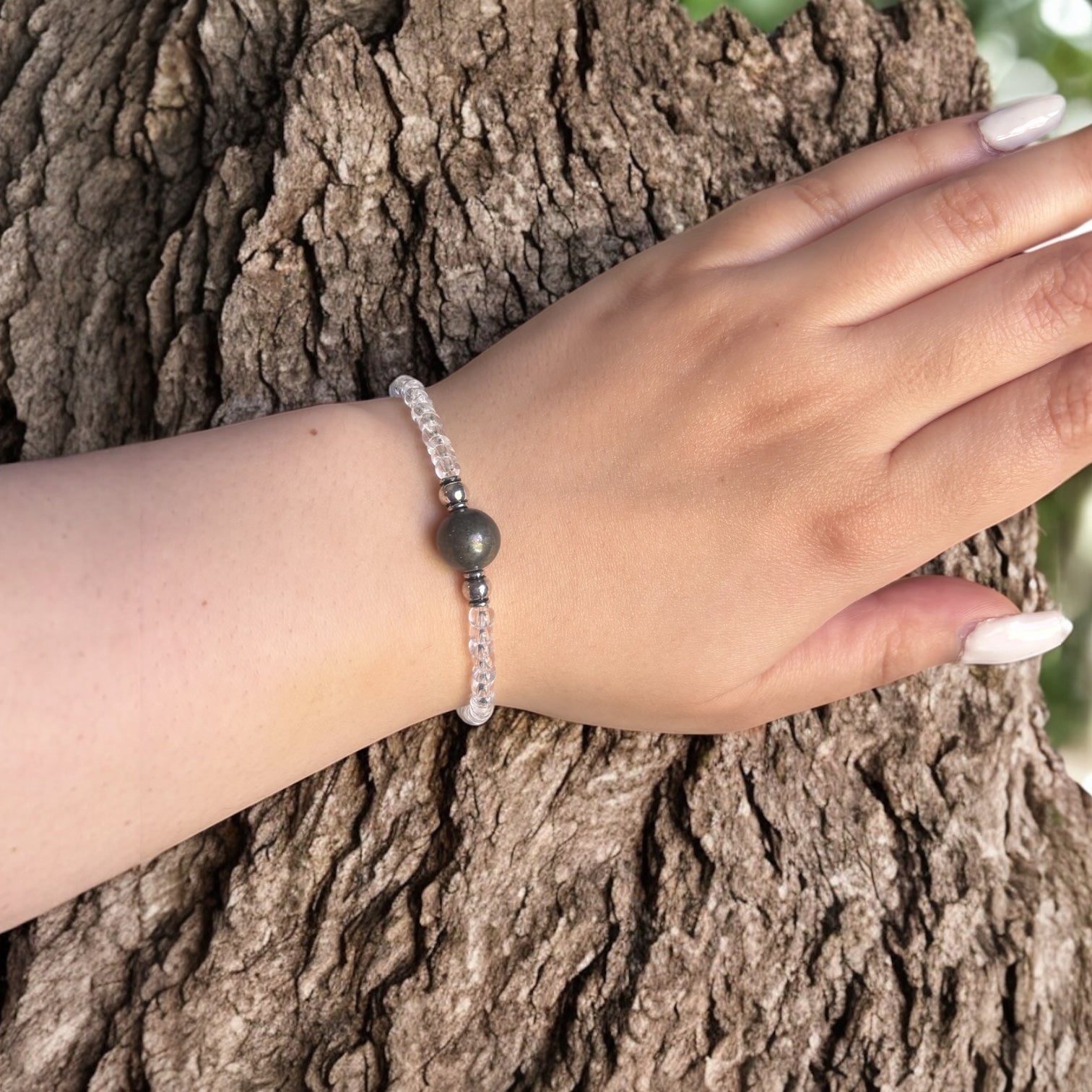 Pyrite Bracelet- For Abundance, Prosperity, & Achieving Goals