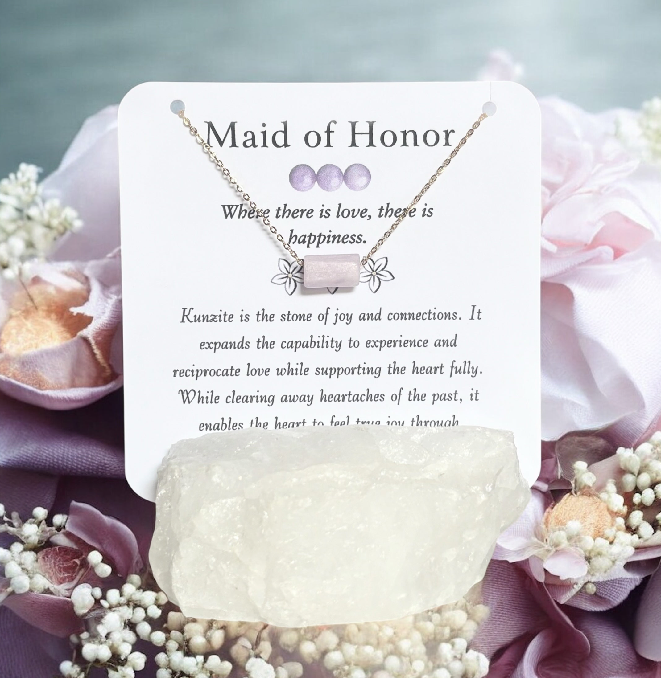 Maid of Honor Necklace- Personalized Necklace