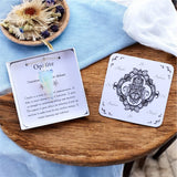 Opalite Pendulum with Pendulum Board & Instructions