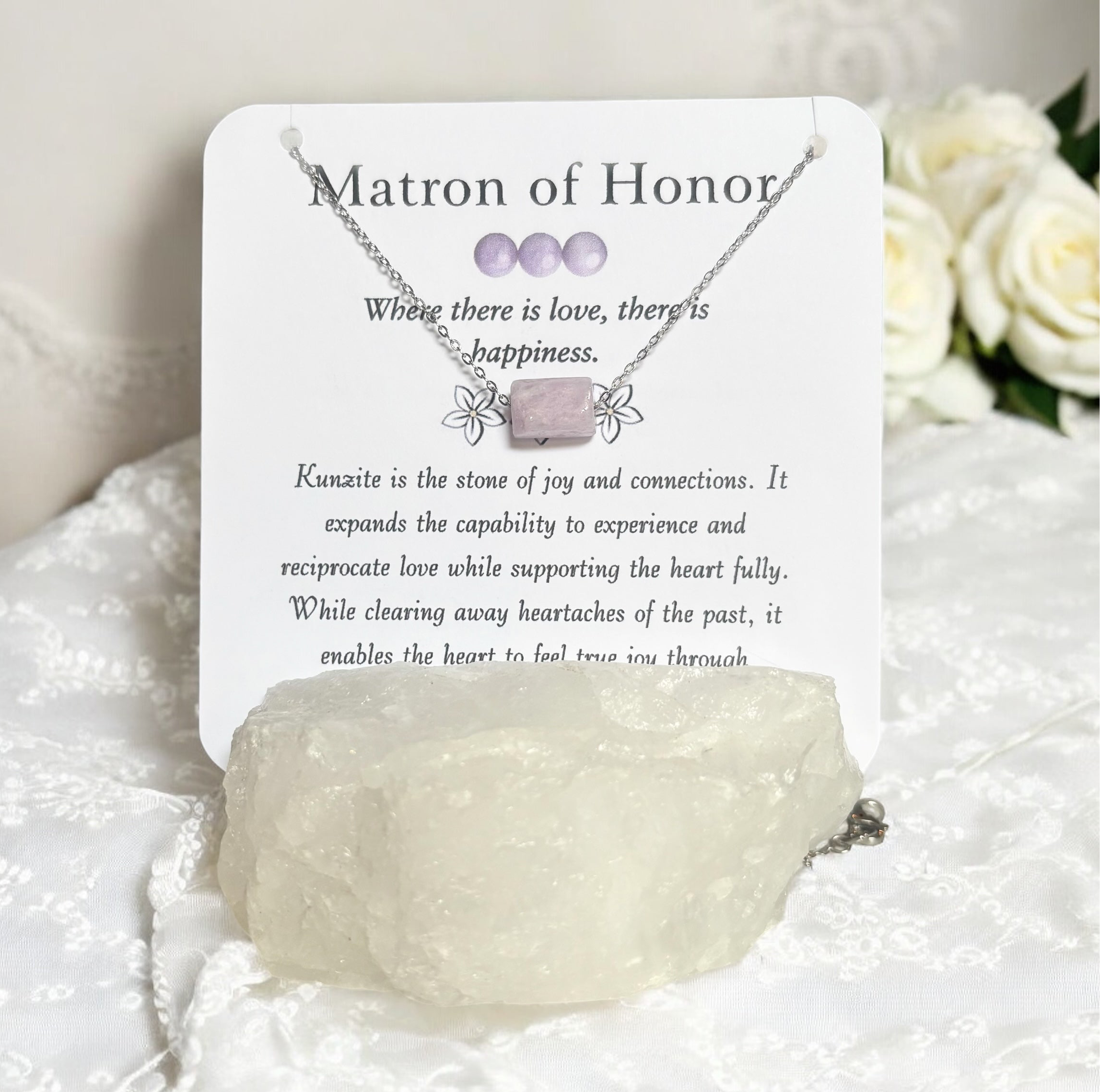 Matron of Honor Necklace- Personalized Necklace