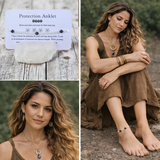 Protection Anklet - Onyx Beaded Anklet