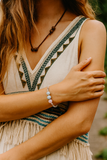 Self Love Bracelet- Moonstone, Aquamarine, Rose Quartz