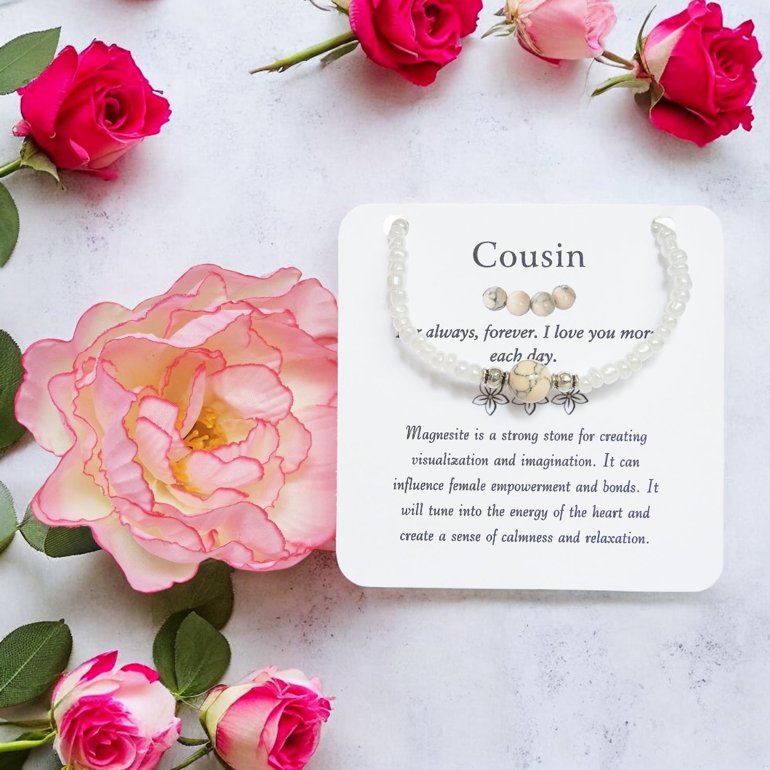 Cousin Bracelet- Magnesite Bracelet