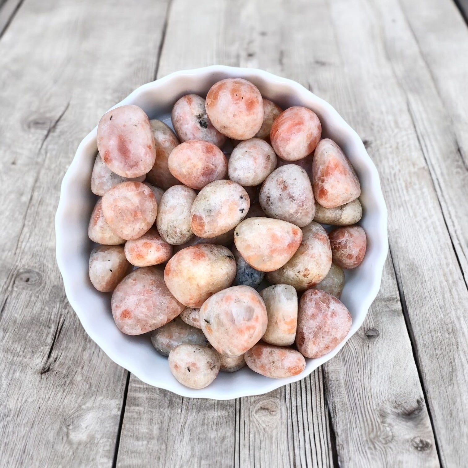 Sunstone Tumbled Stones with Card- Stone of Favor & Personal Power