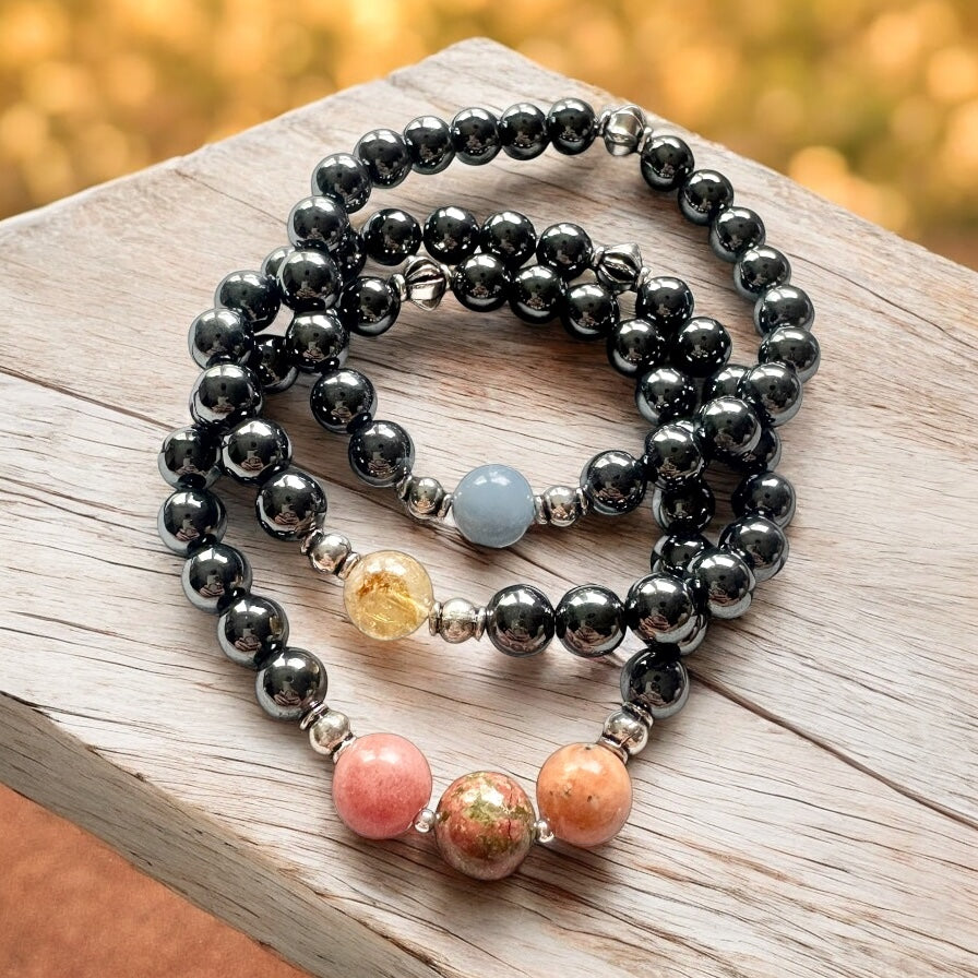 Men's Sacral Chakra Bracelet- For Creativity & Sexuality - Mindful Intentions